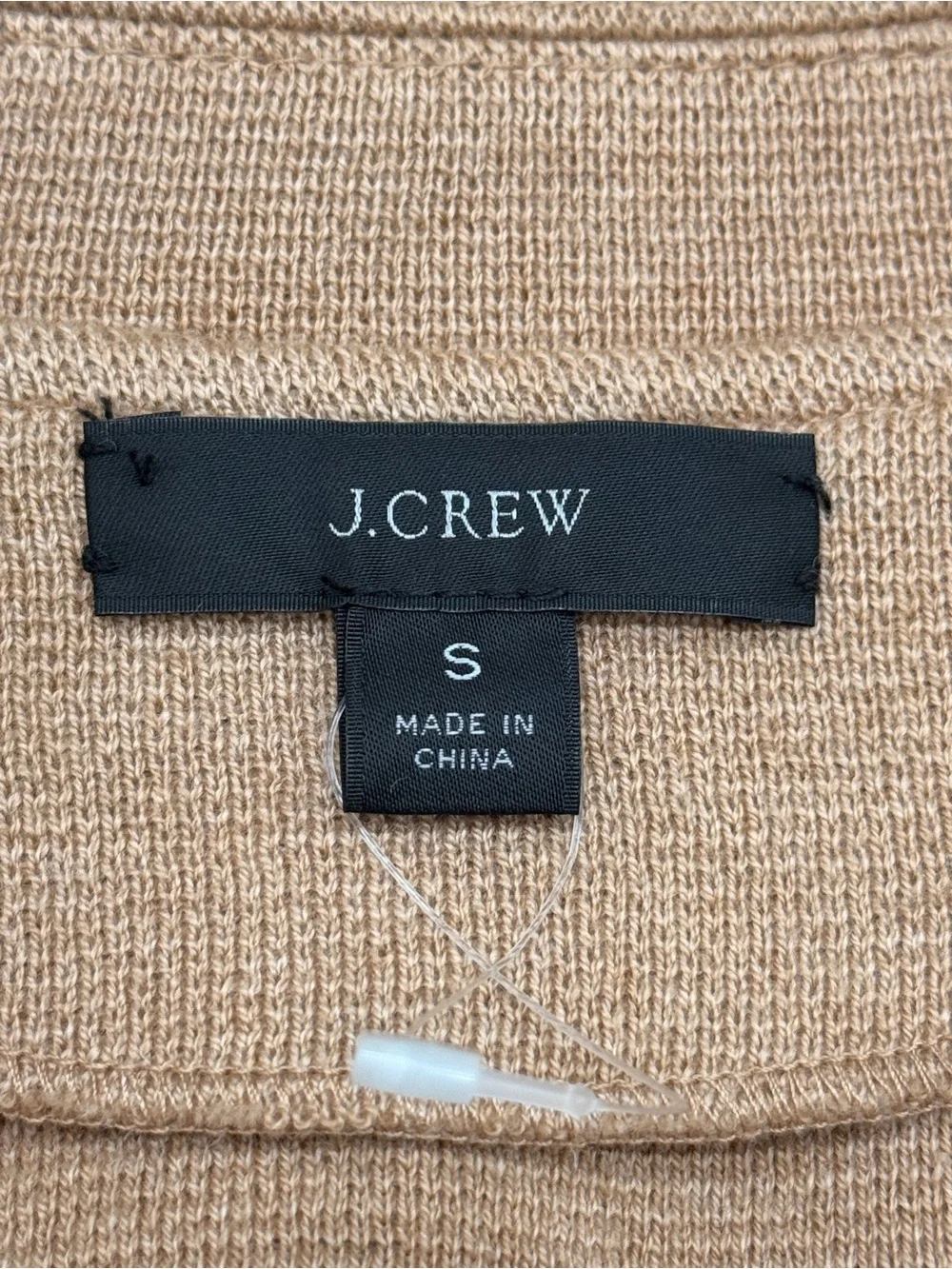 NWOT J. Crew Cecile Camel Single-Button Sweater Blazer Jacket